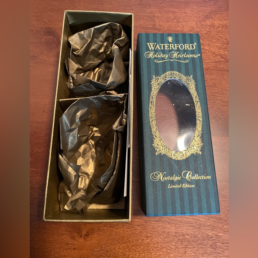 Waterford Peacock Grande Icicles Ornaments. Great Used Condition. - Picture 7 of 12